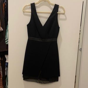 Alice and Olivia LBD with unique leather detail